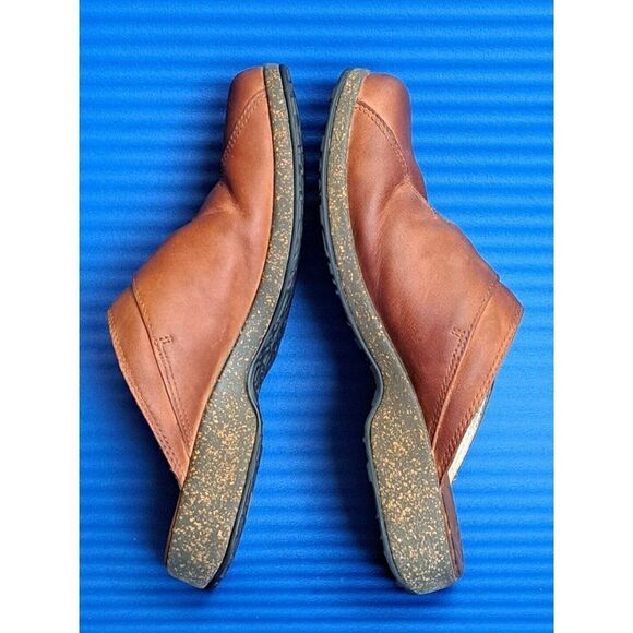 Teva Womens Round Toe Slip On Buckle Slide Mules Brown Size US 6 - Picture 7 of 12